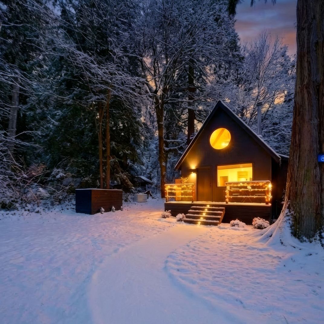Hike/Fish in the Northern Cascades, stay in a designer luxe Scandi cabin