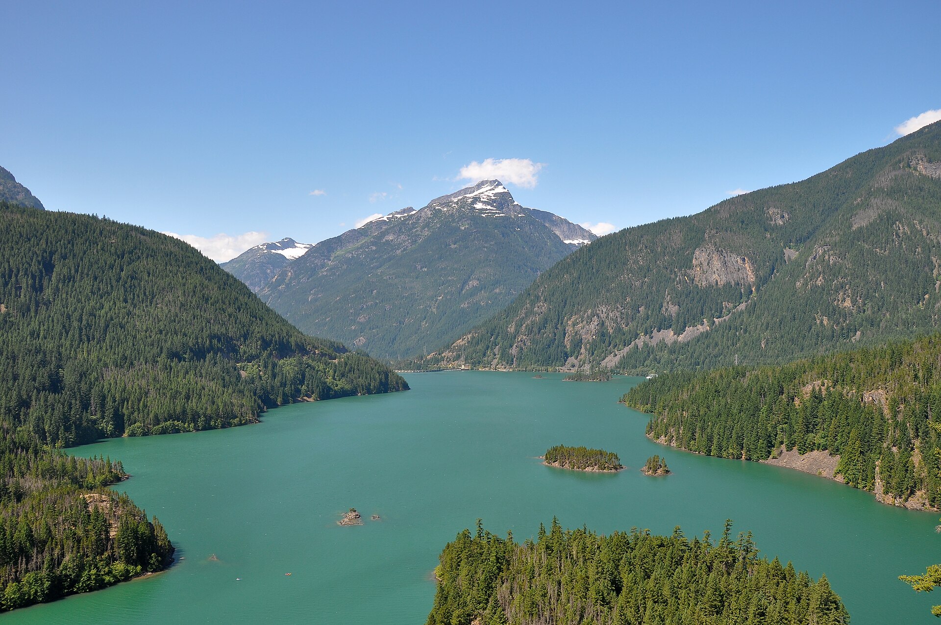 Diablo Lake with Davis Peak in the background