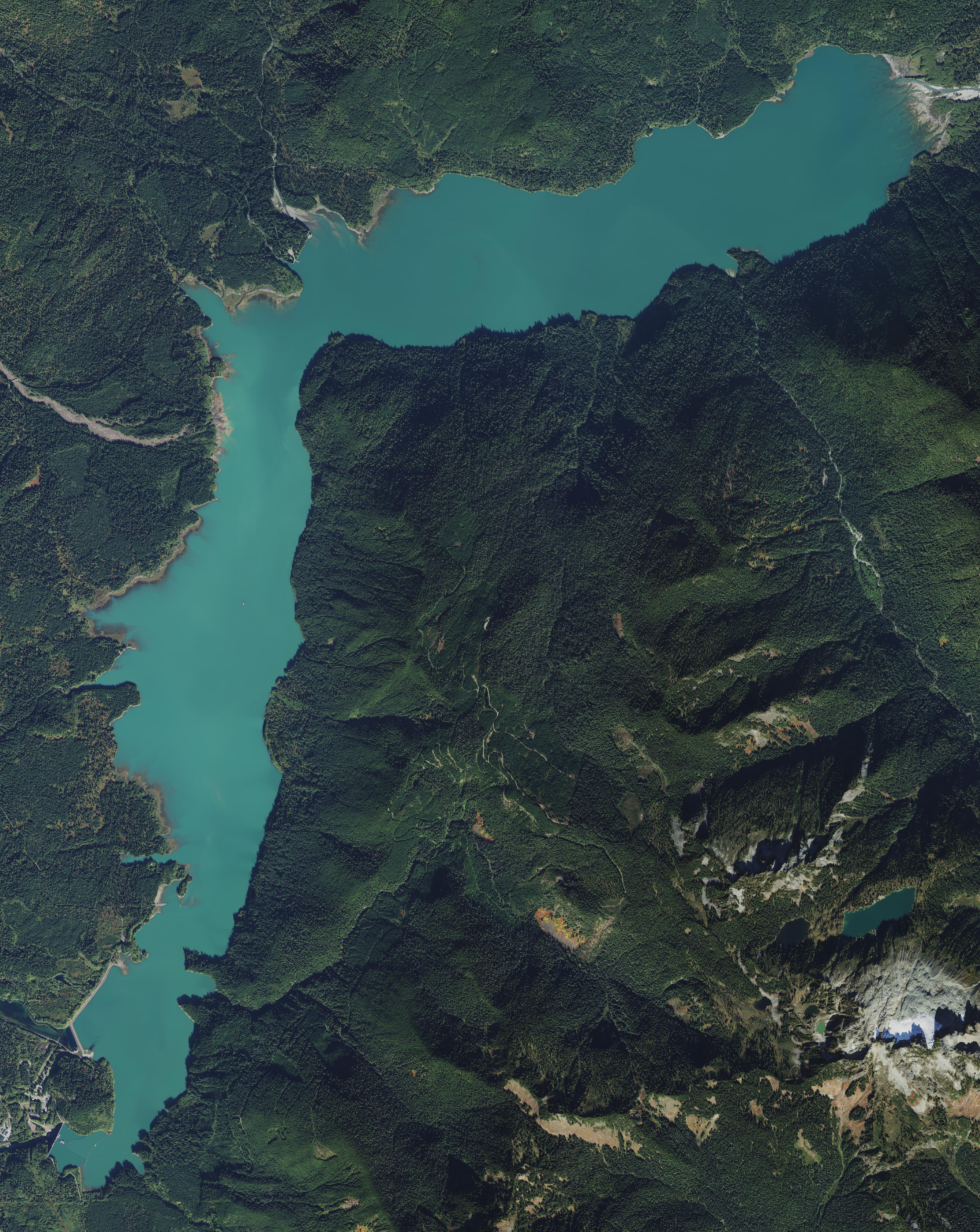 Baker Lake from above