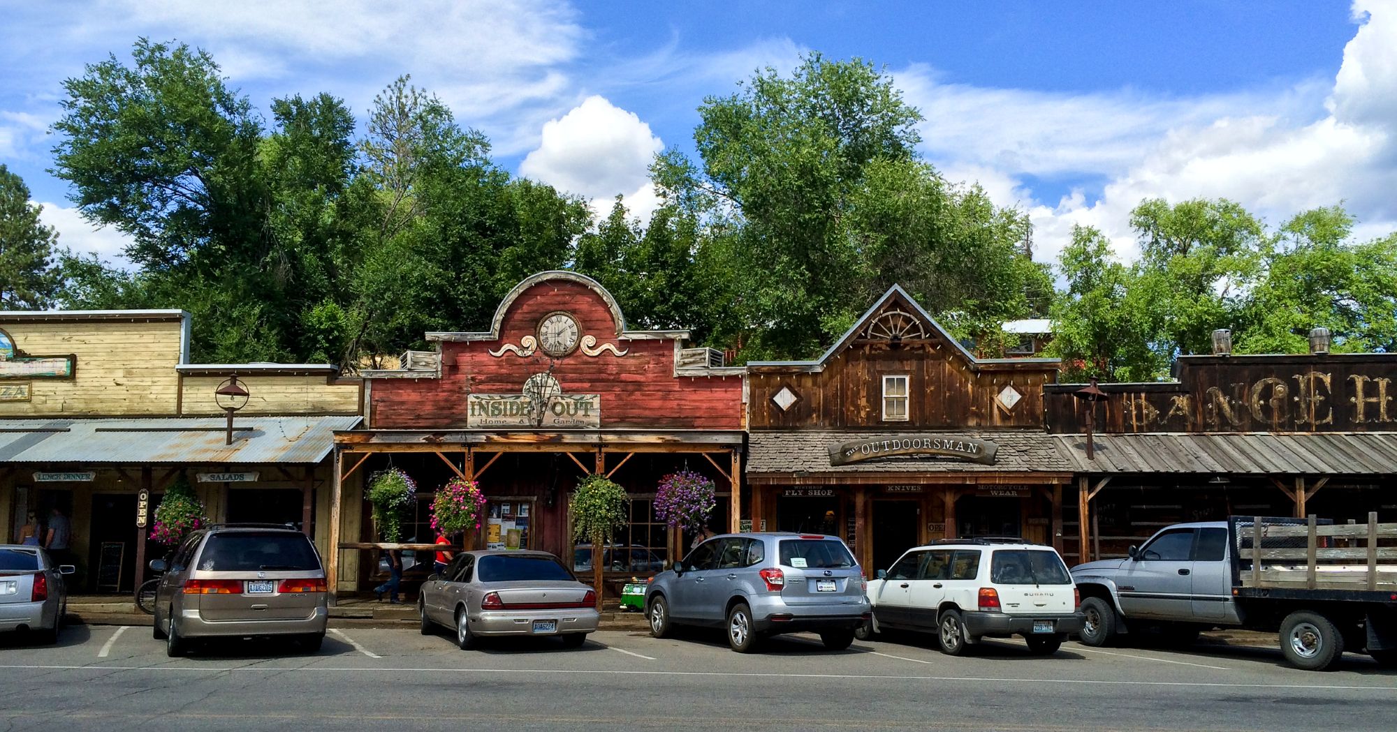 Western-themed downtown Winthrop